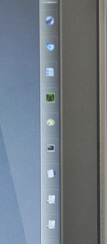 Right side of panel